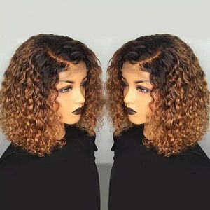 13x6 Curly Lace Front Human Hair Wigs